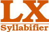 LX-Syllabifier